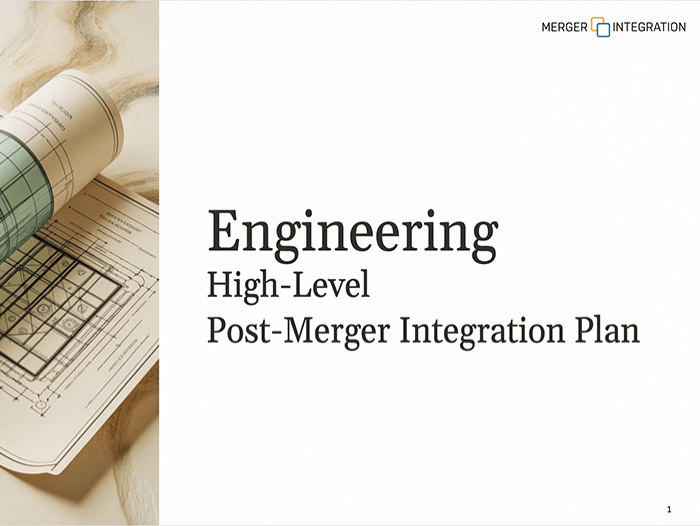 Engineering High-Level Post-Merger Integration Plan