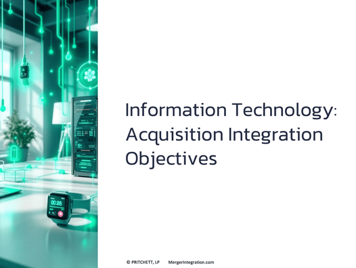 Information Technology Acquisition Integration Objectives