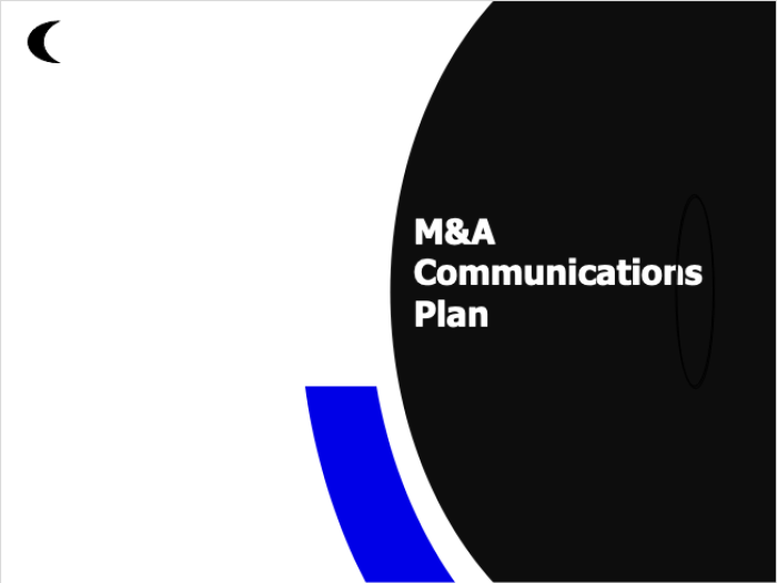 M&A Communications Plan