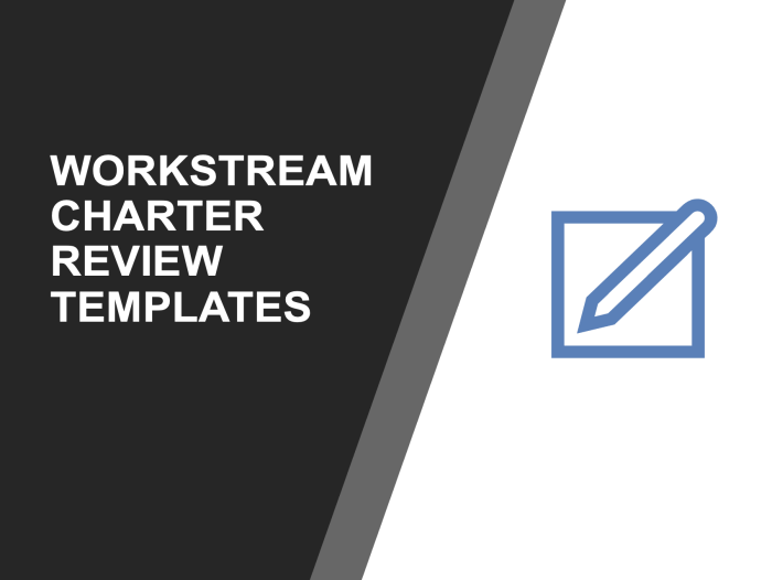 Workstream Charter Review Templates