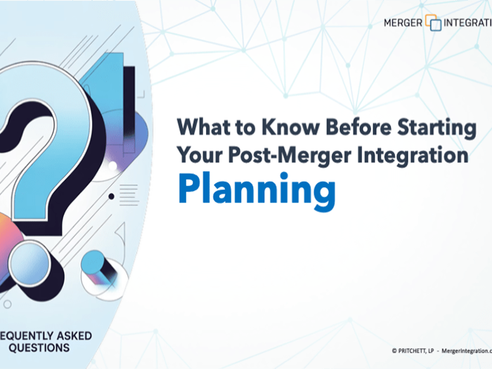 What to Know Before Starting Your Post-Merger Integration Planning
