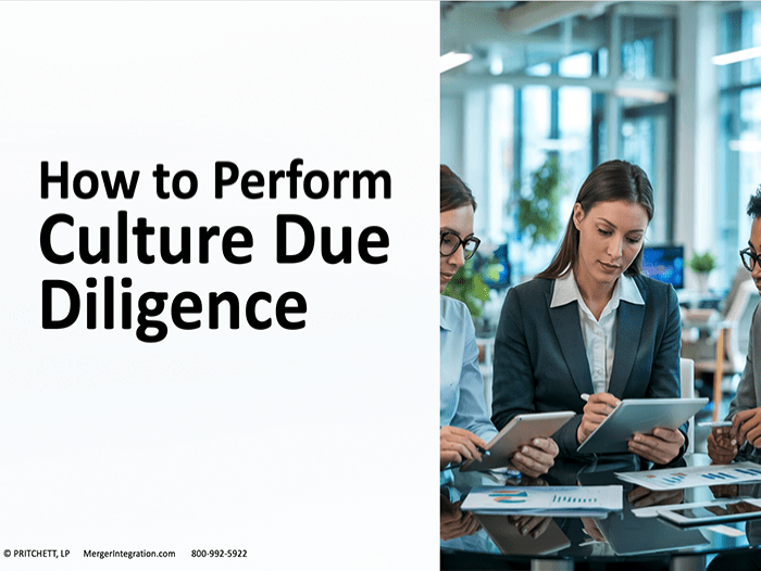 How to Perform Culture Due Diligence