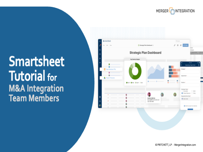 Smartsheet Tutorial forM&A Integration Team Members