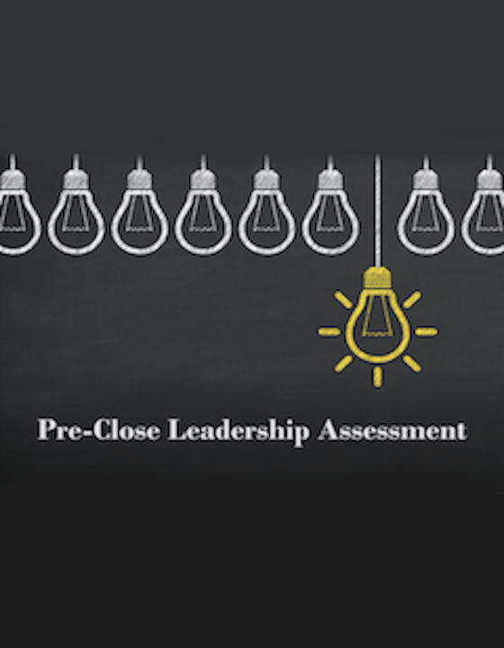 Pre-Close Leadership Assessment