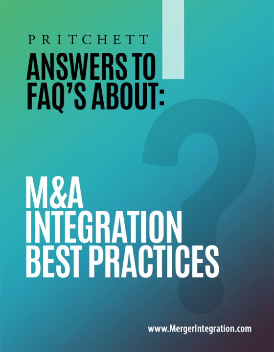 Answers to FAQs on M&A Integration Best Practices