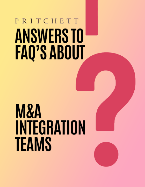 Answers to Questions about M&A Integration Teams