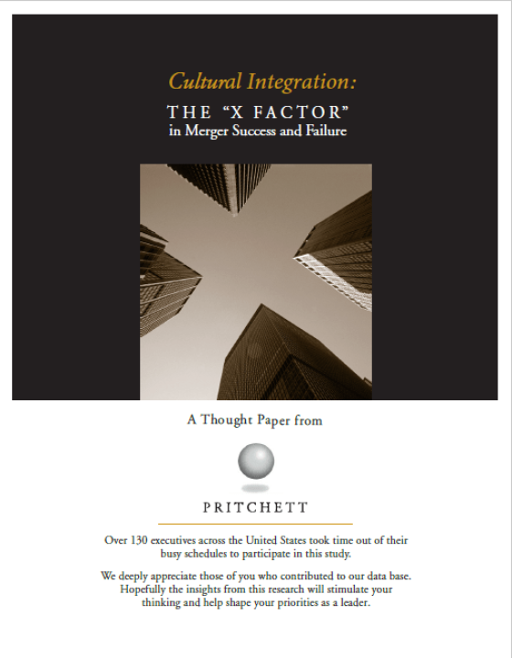 Cultural Integration: The "X Factor" in Merger Success and Failure