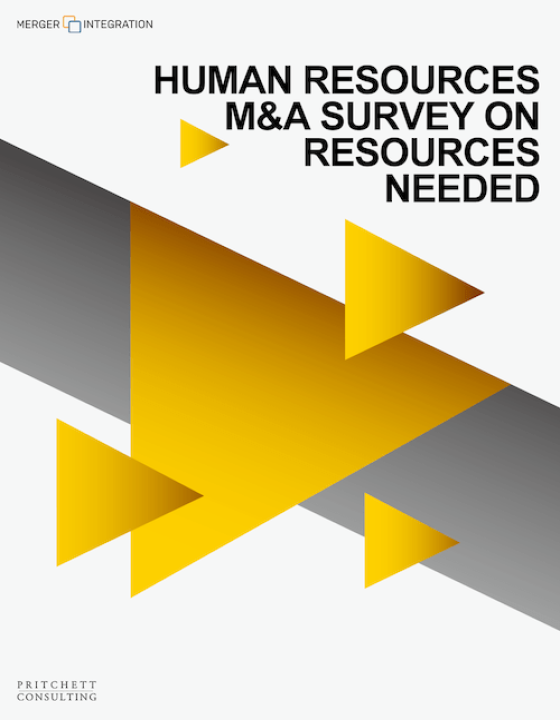 Human Resources M&A Survey on Resources Needed