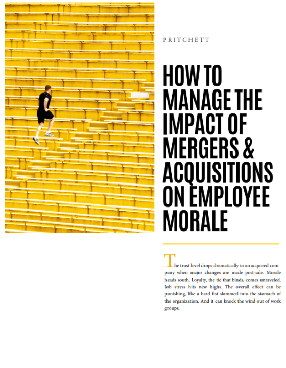 How to Manage the Impact of Mergers & Acquisitions on Employee Morale