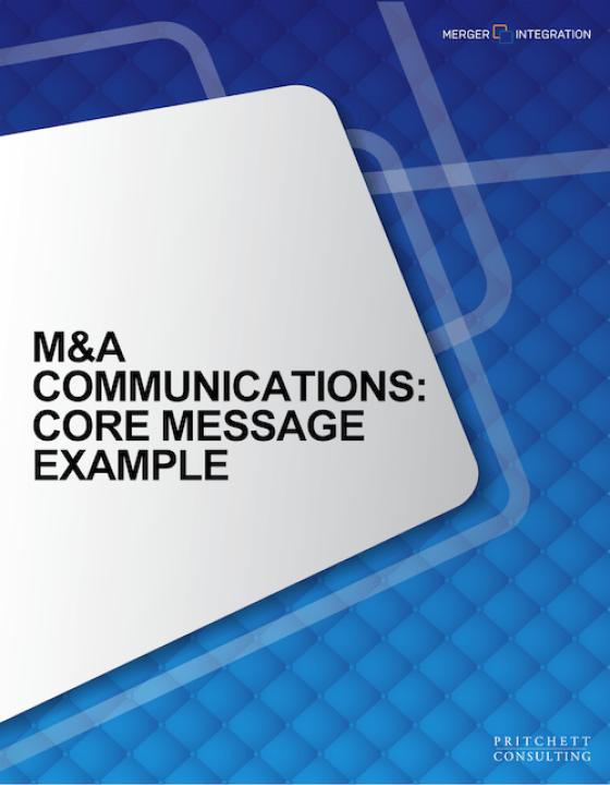 Example of Completed Core Message Document and Template