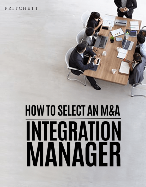 how to select m-a integration manager