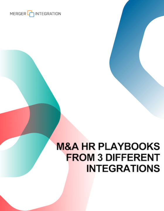 HR M&A Playbook: 3 Plans from Different Integrations