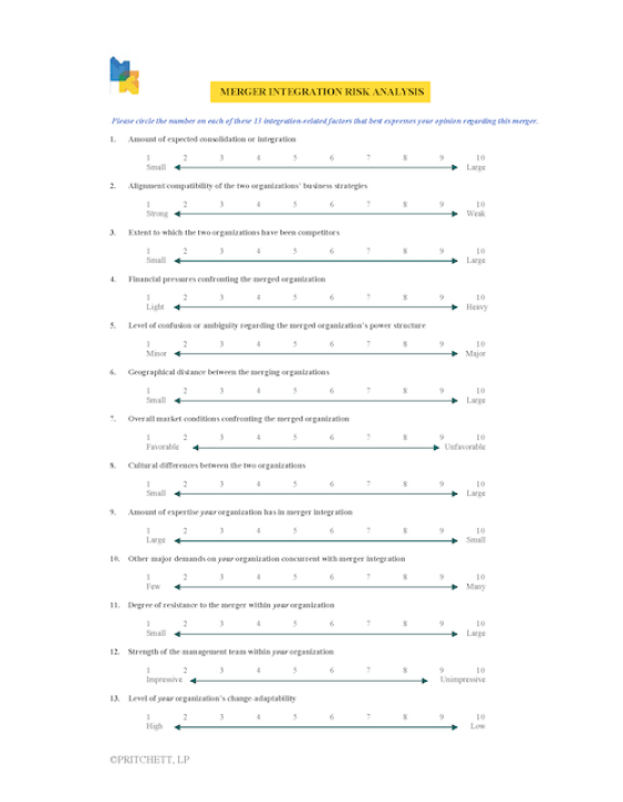 Merger Integration Risk Analysis 