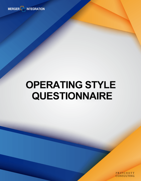Operating Style Questionnaire