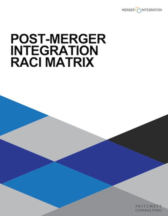 M&A Integration RACI Matrix