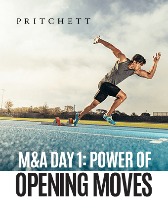 M&A Day 1: The Power of Opening Moves