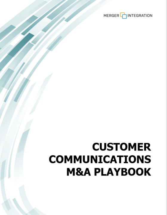 M&A Customer Communications Playbook