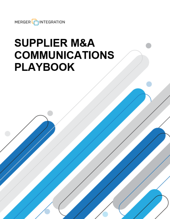 Supplier M&A Communications Playbook - $240 Million Acquisition