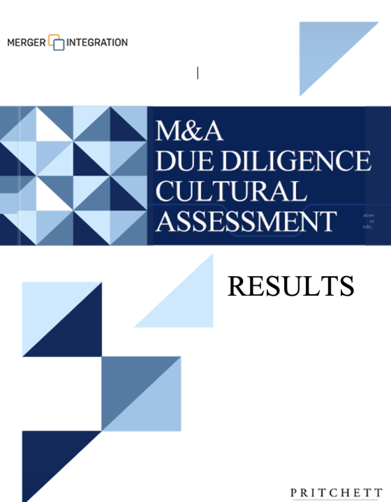 M&A Due Diligence Culture Assessment Results