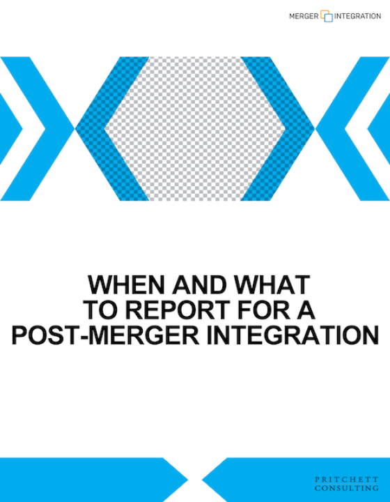 M&A Integration Weekly Status report