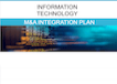 Information Technology M&A Integration Plan