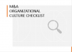 Organizational Culture Checklist