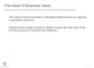 The Heart of Business Value