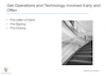 Get Operations and Technology Involved Early and Often