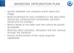 Branding Integration Plan