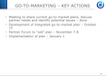 Go-To-Marketing - Key Actions
