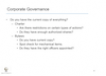 Corporate Governance