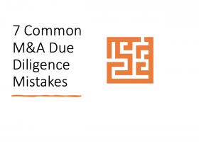 7 Common M&A Due Diligence Mistakes