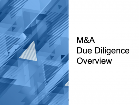 M&A Due Diligence Overview