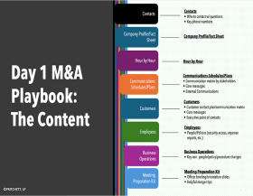 Day 1 M&A Playbook Template