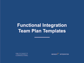 Functional Integration Team Plan