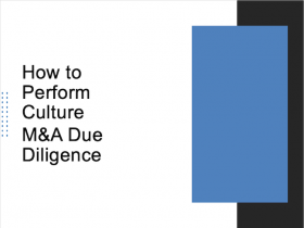 How to Perform Culture M&A Due Diligence