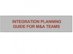 Integration Planning Guide for M&A Teams