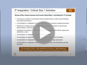 What Are Critical IT Day One Activities and Risks? 