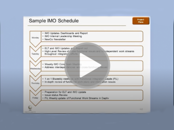 What Is an Example of a Good IMO Schedule? 
